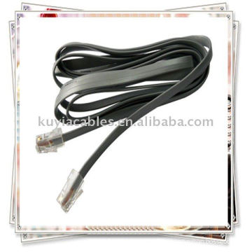 Премиум-кабель с серой полосой плоский RJ45 CAT5 CAT5E Ethernet LAN Сетевой кабель